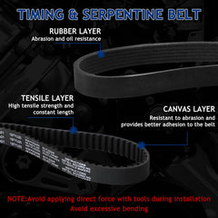 Nakuuly hydraulic tensioner maintains constant belt tension across RPM changes.