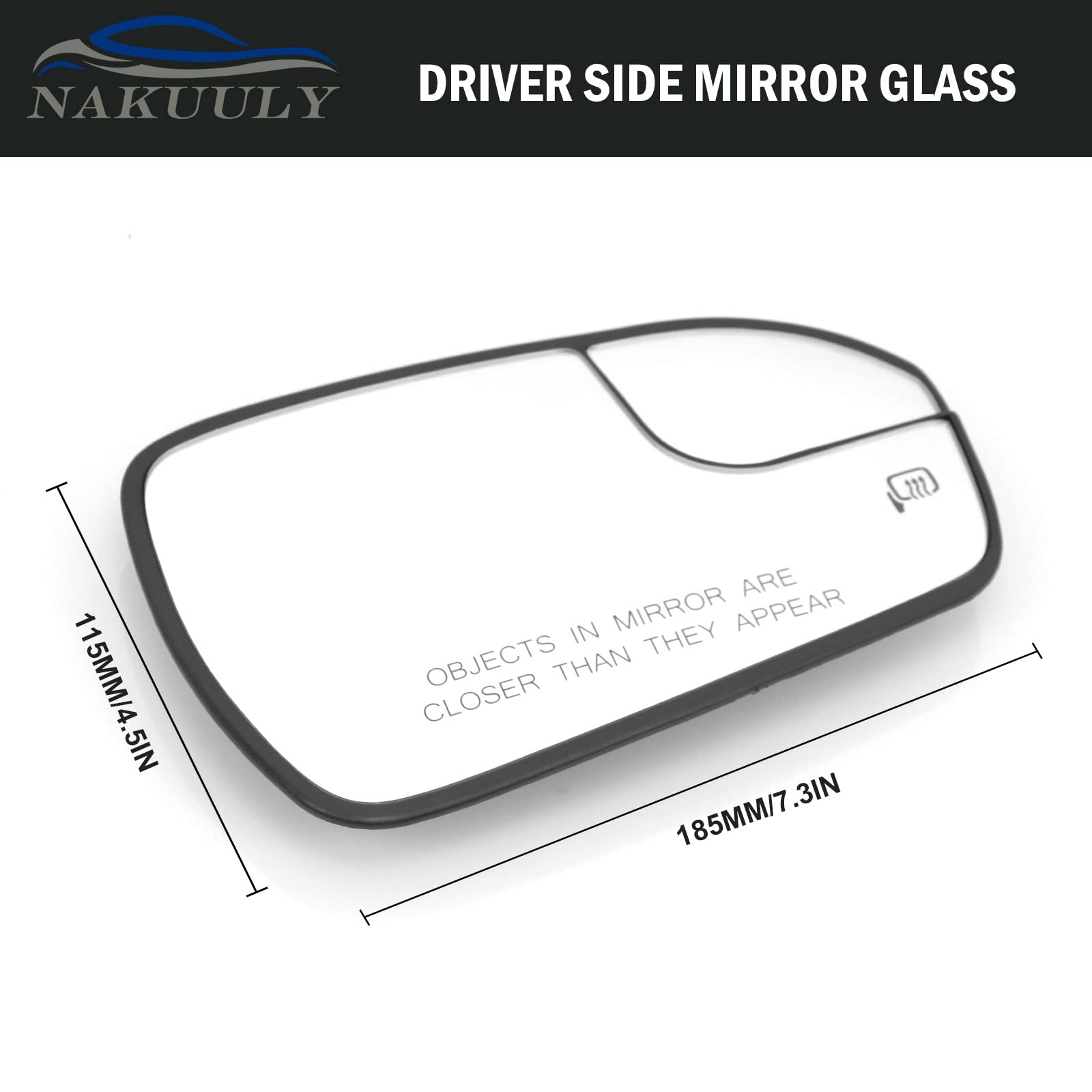Nakuuly frost and ice resistant glass for better winter visibility