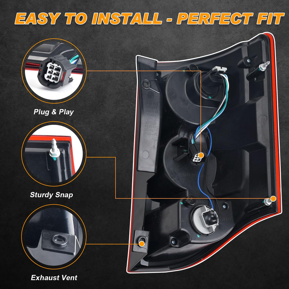 Nakuuly LED brake light for Dodge Grand Caravan improves brake visibility.
