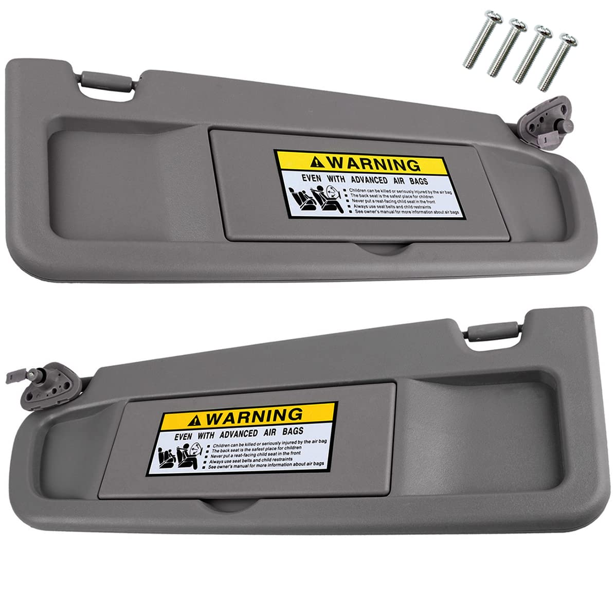 Nakuuly sun visor left driver Atlas Gray for Honda Civic reduces glare.