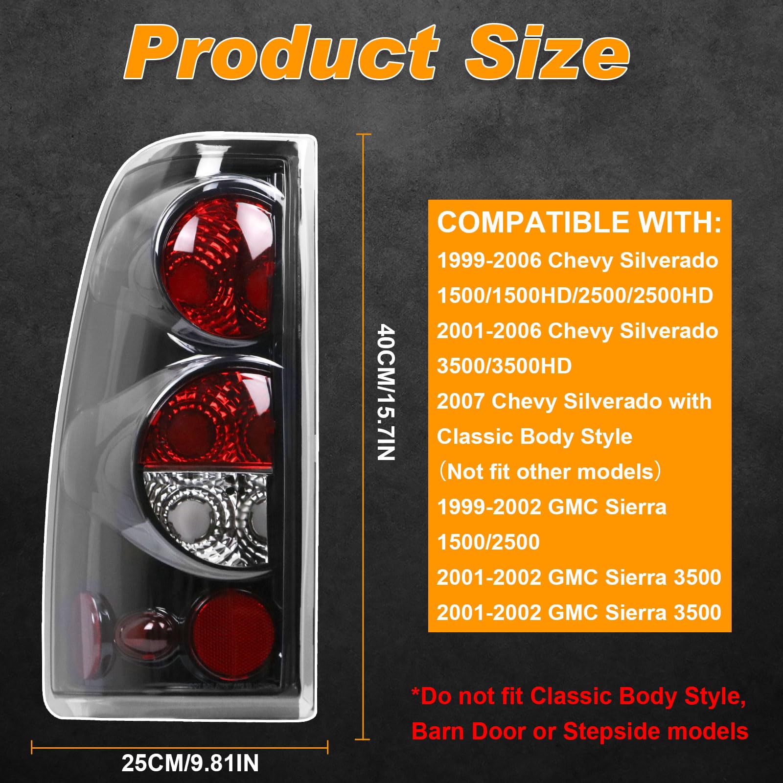 Nakuuly tail light on passenger side ready for easy swap
