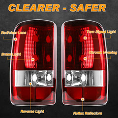 Nakuuly tail-light chrome housing close-up shows durable ABS construction
