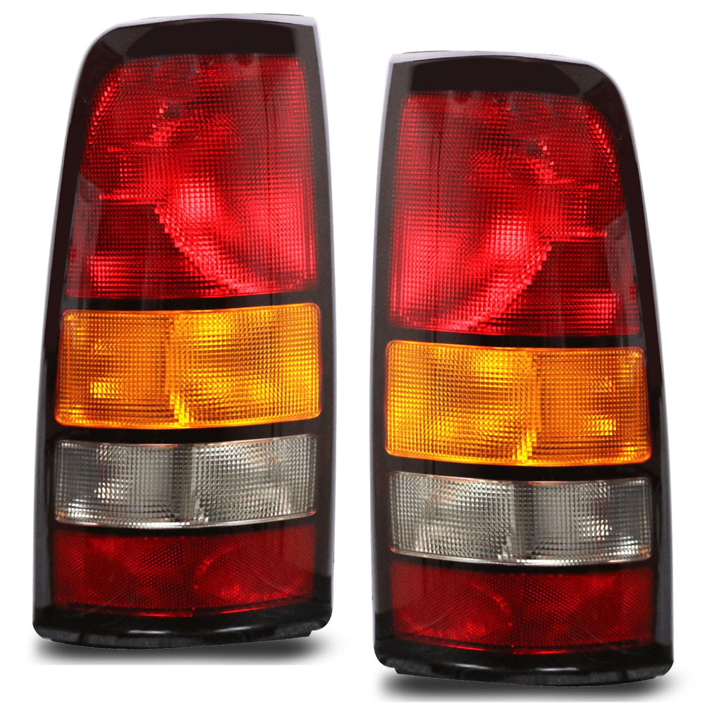 Nakuuly tail light for Chevy Silverado driver side with black border improves rear visibility