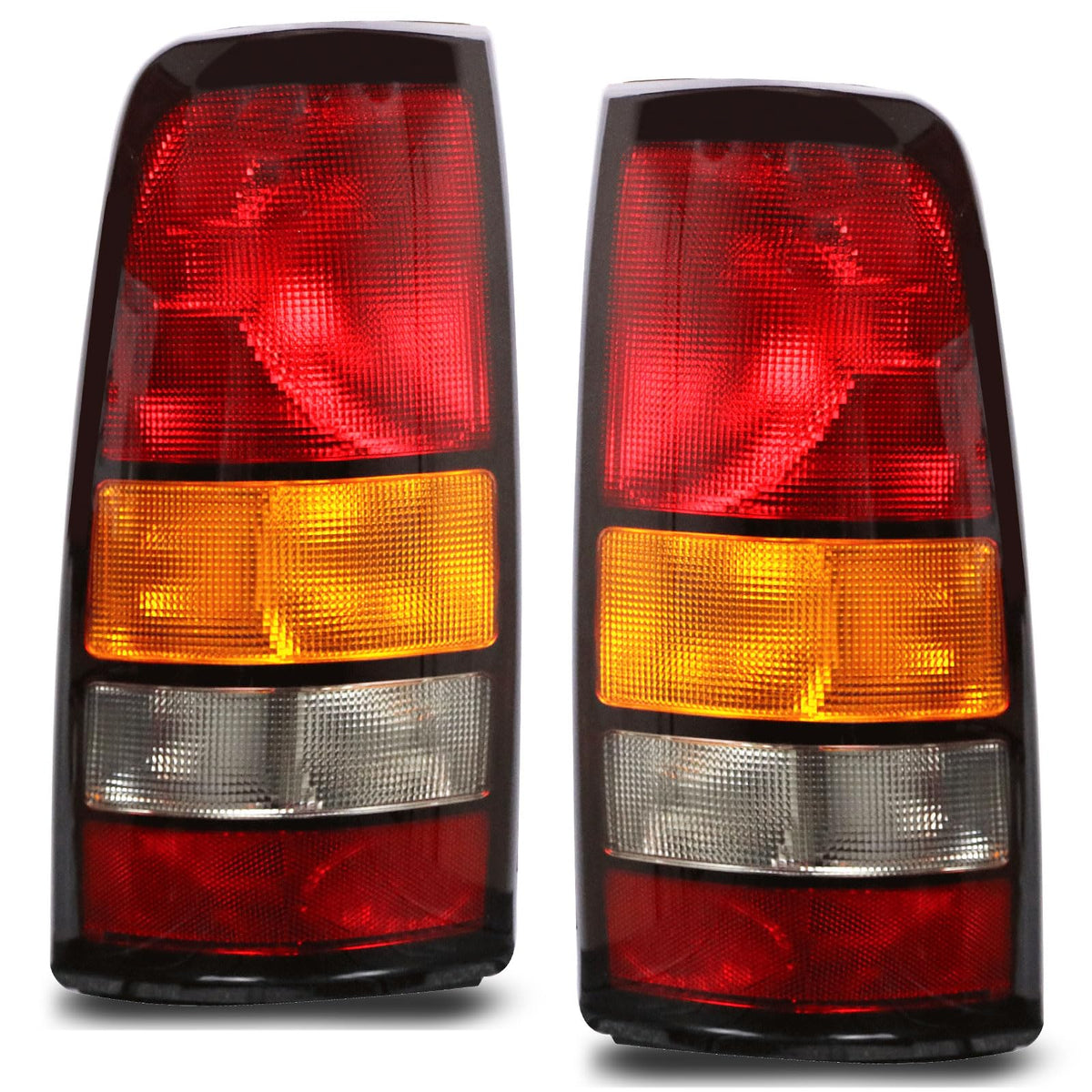 Nakuuly tail light for Chevy Silverado driver side with black border improves rear visibility