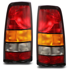 Nakuuly tail light for Chevy Silverado driver side with black border improves rear visibility