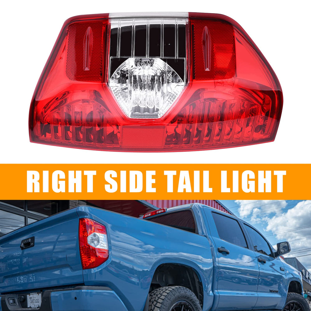Nakuuly tail light housing for Toyota tundra improves overall rear appearance.