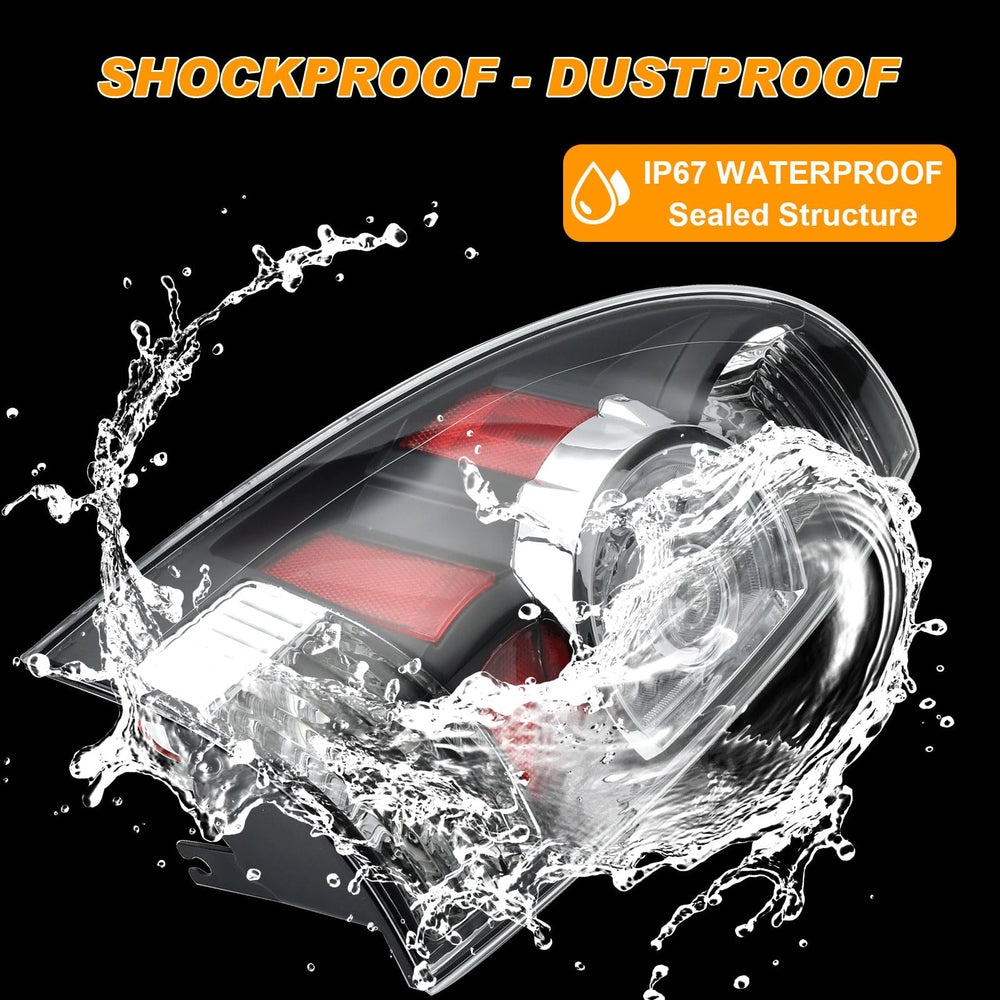 Nakuuly tail light installation is easy with plug-and-play design.