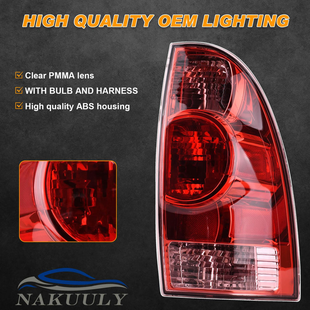 Nakuuly Toyota Tacoma taillight assembly ready to install.