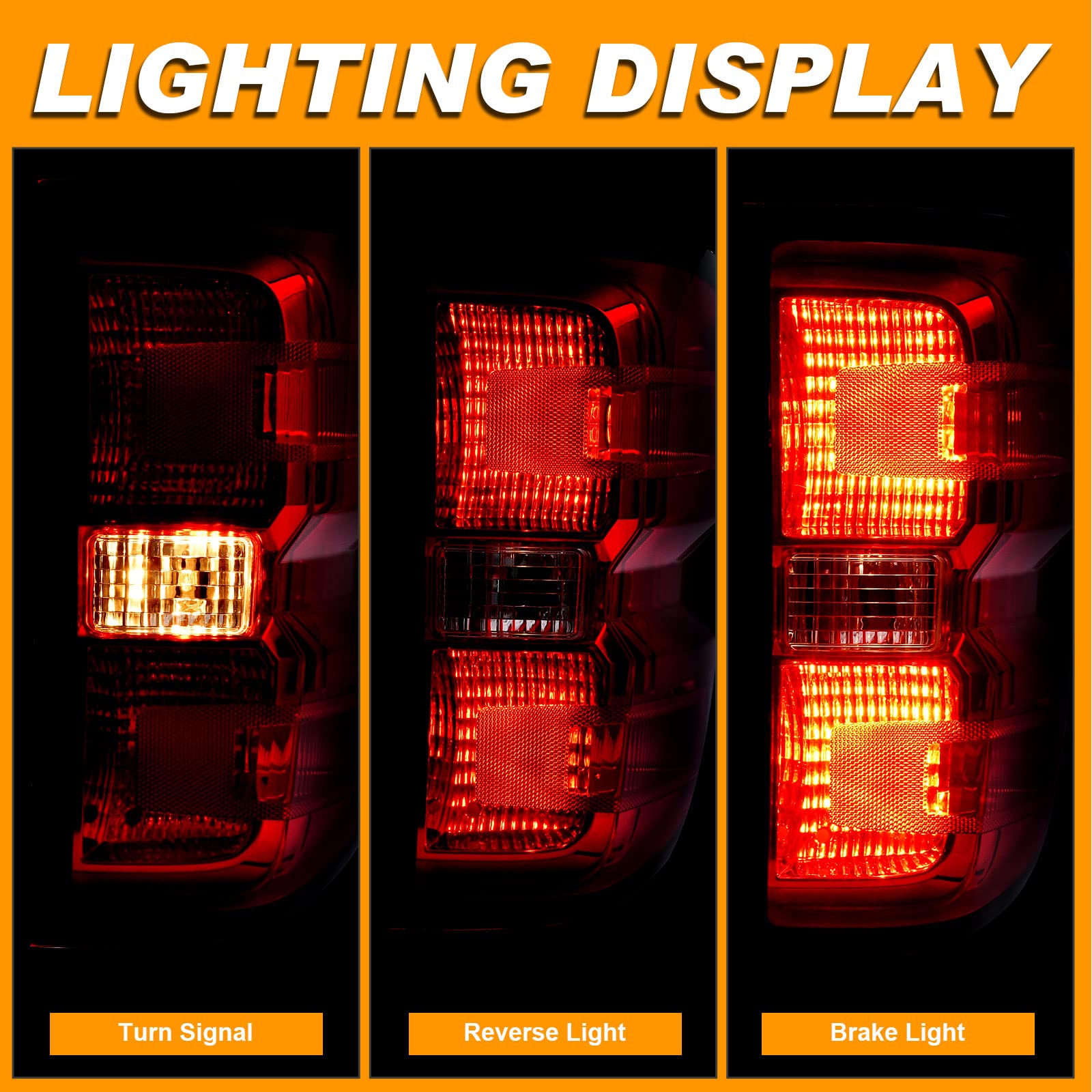 Nakuuly tail light with plug-and-play wiring enables easy replacement.
