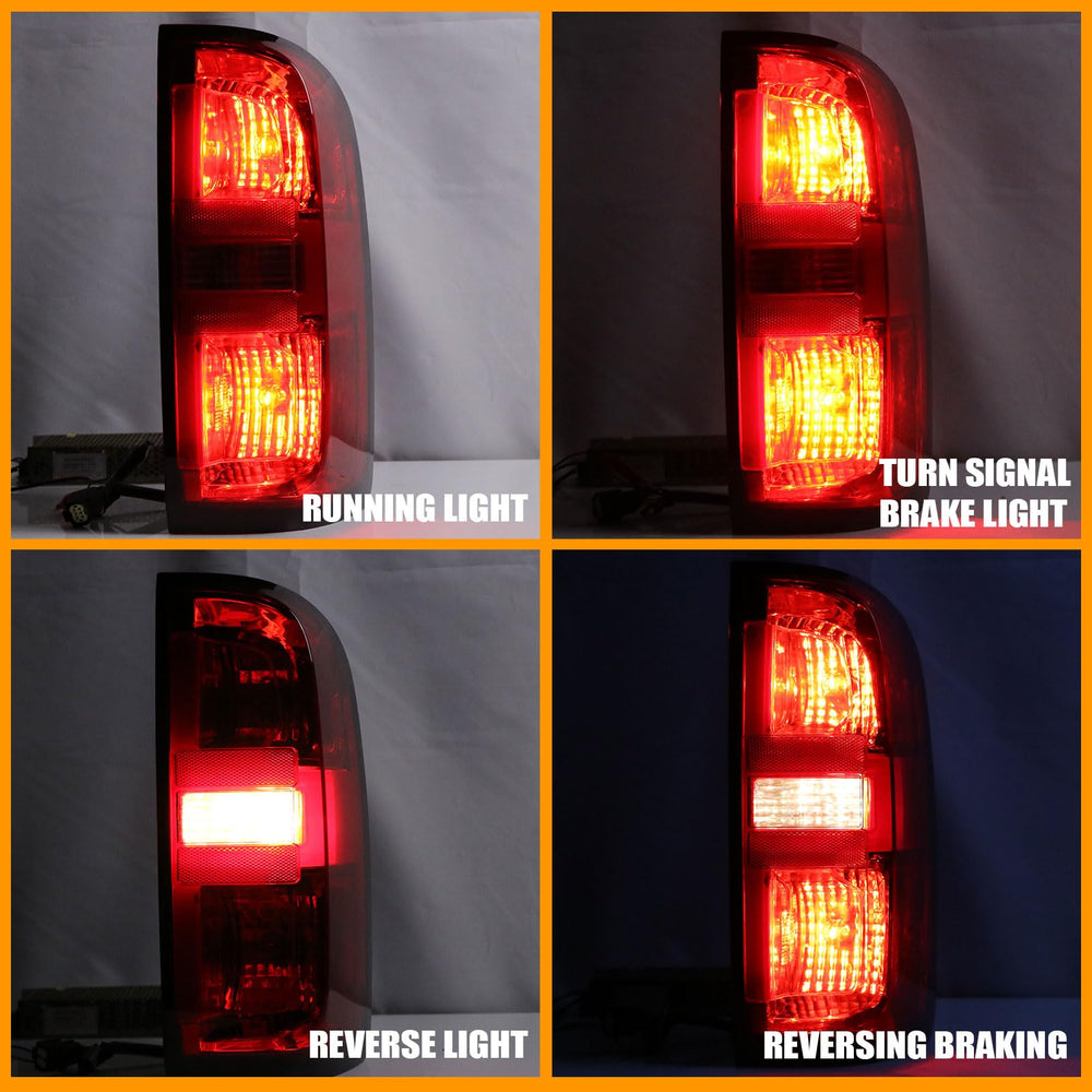 Nakuuly tail light with red clear lens for day and night signaling