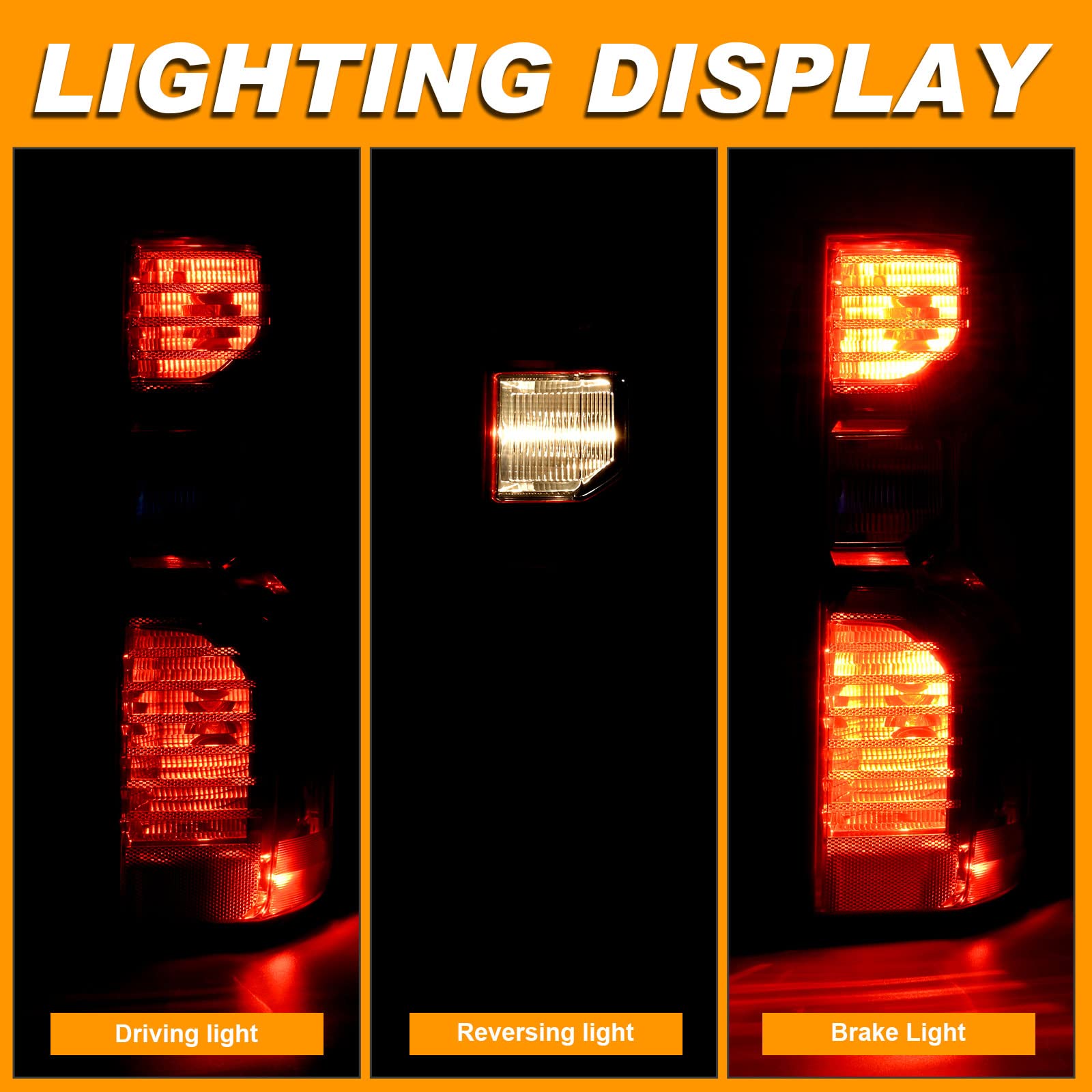 Nakuuly tail light waterproof and durable design