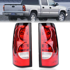 Nakuuly tail light driver side with durable housing for Silverado 03-06