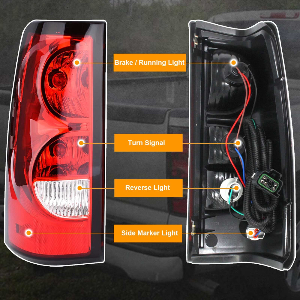 Nakuuly tail light rear assembly closeup shows sturdy seal