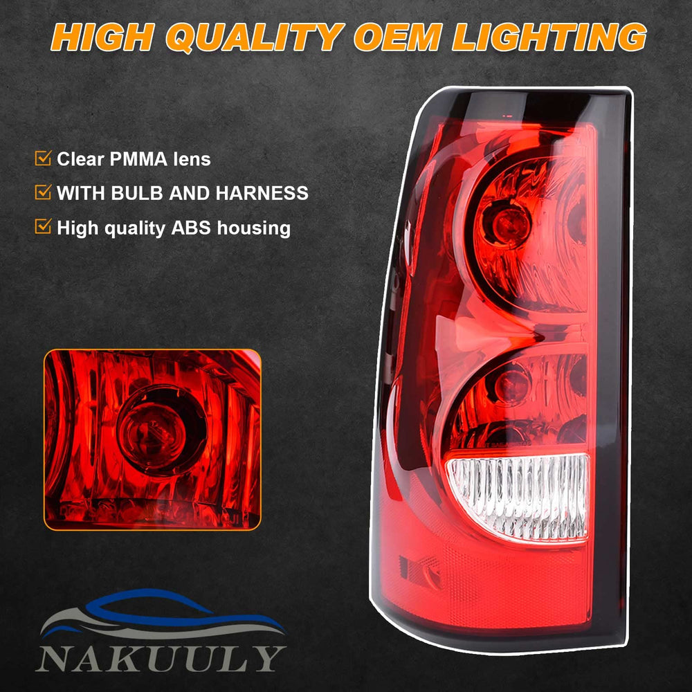 Nakuuly tail light driver's side label helps correct replacement
