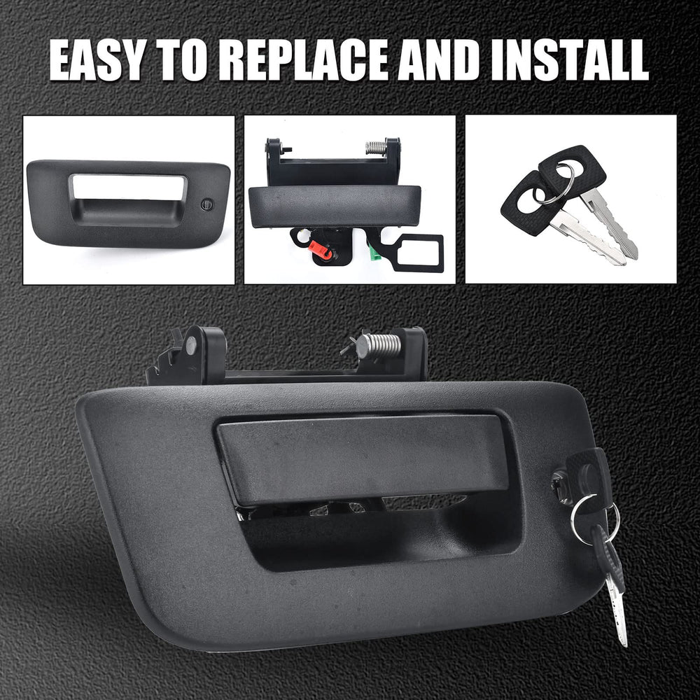 Nakuuly tailgate lock's raised design enables easy operation.
