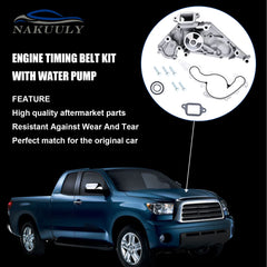 Nakuuly timing belt kit water pump engine installation area showing mounting points