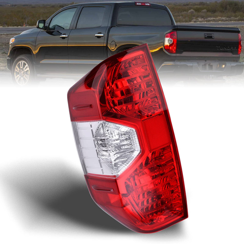 Nakuuly Toyota Tundra left tail light assembly for clear rear signaling