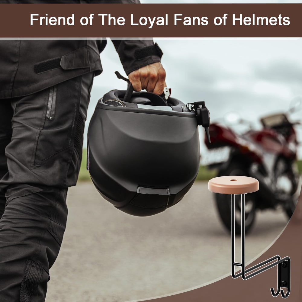 NANAGIFTREE helmet storage for garage display and home entryway