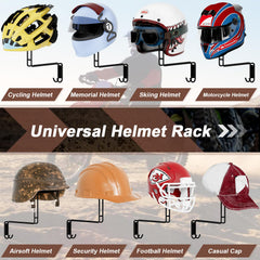 NANAGIFTREE two-pack helmet holder ideal for entryways and garages