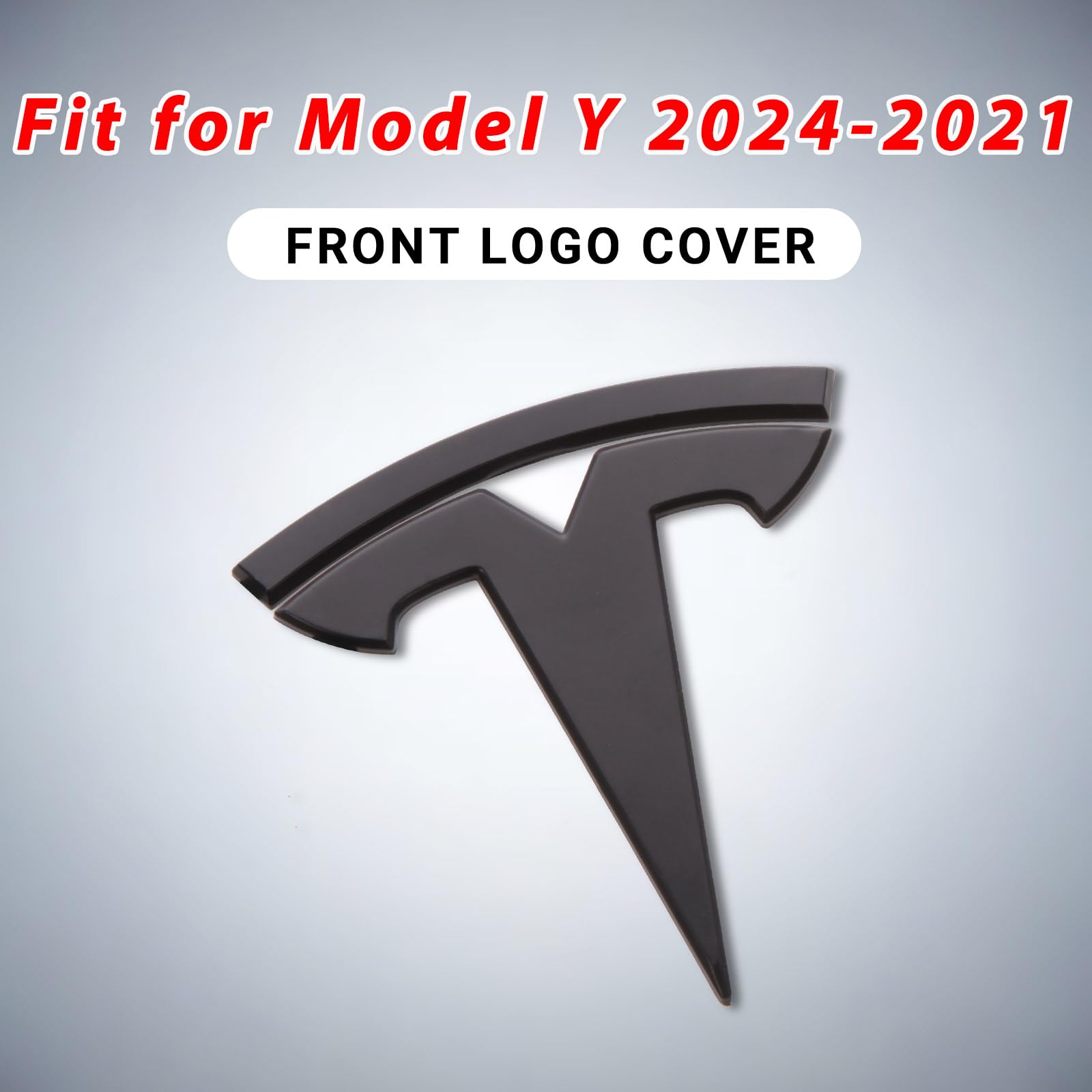Nanaholy Model Y emblem sticker set with matte finish for subtle, glare-free style.