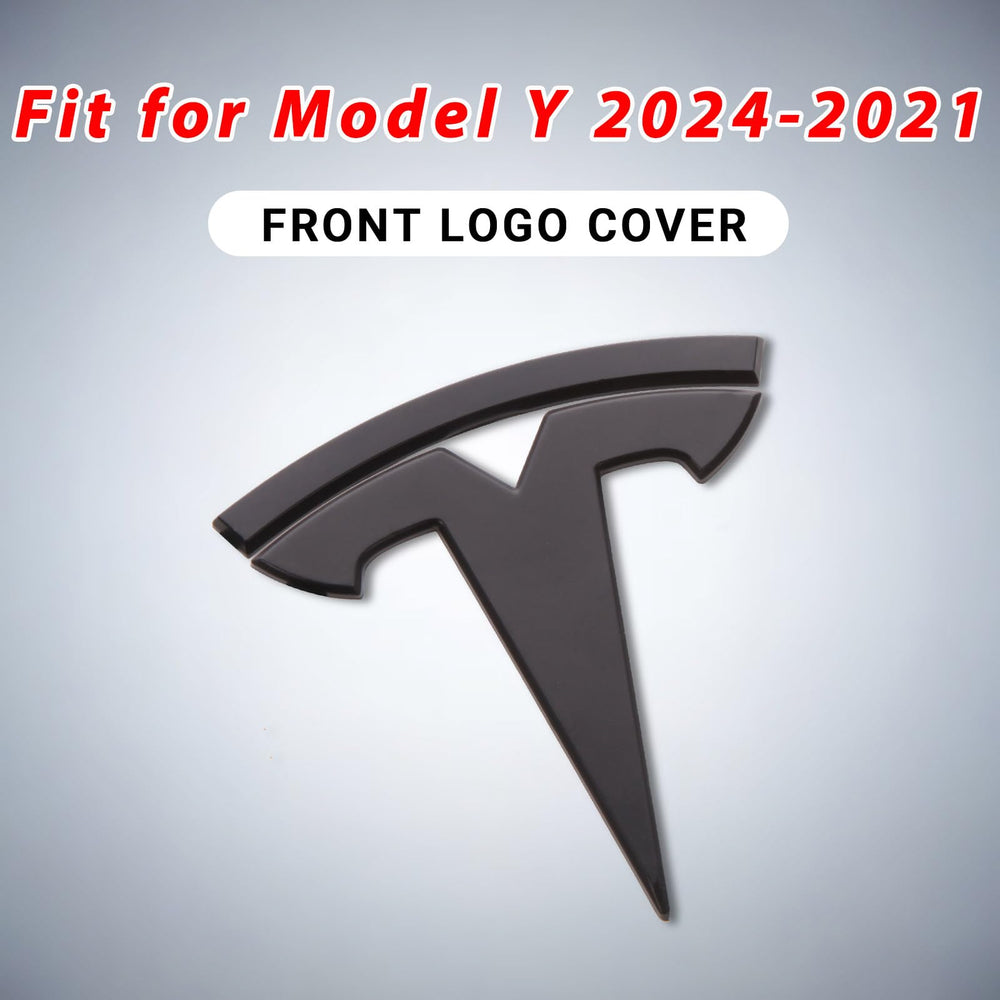Nanaholy Model Y emblem sticker set with matte finish for subtle, glare-free style.