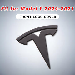 Nanaholy Model Y emblem sticker set with matte finish for subtle, glare-free style.