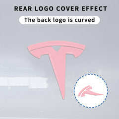 Nanaholy Tesla Model Y logo cap clipfit for secure, tool-free install.