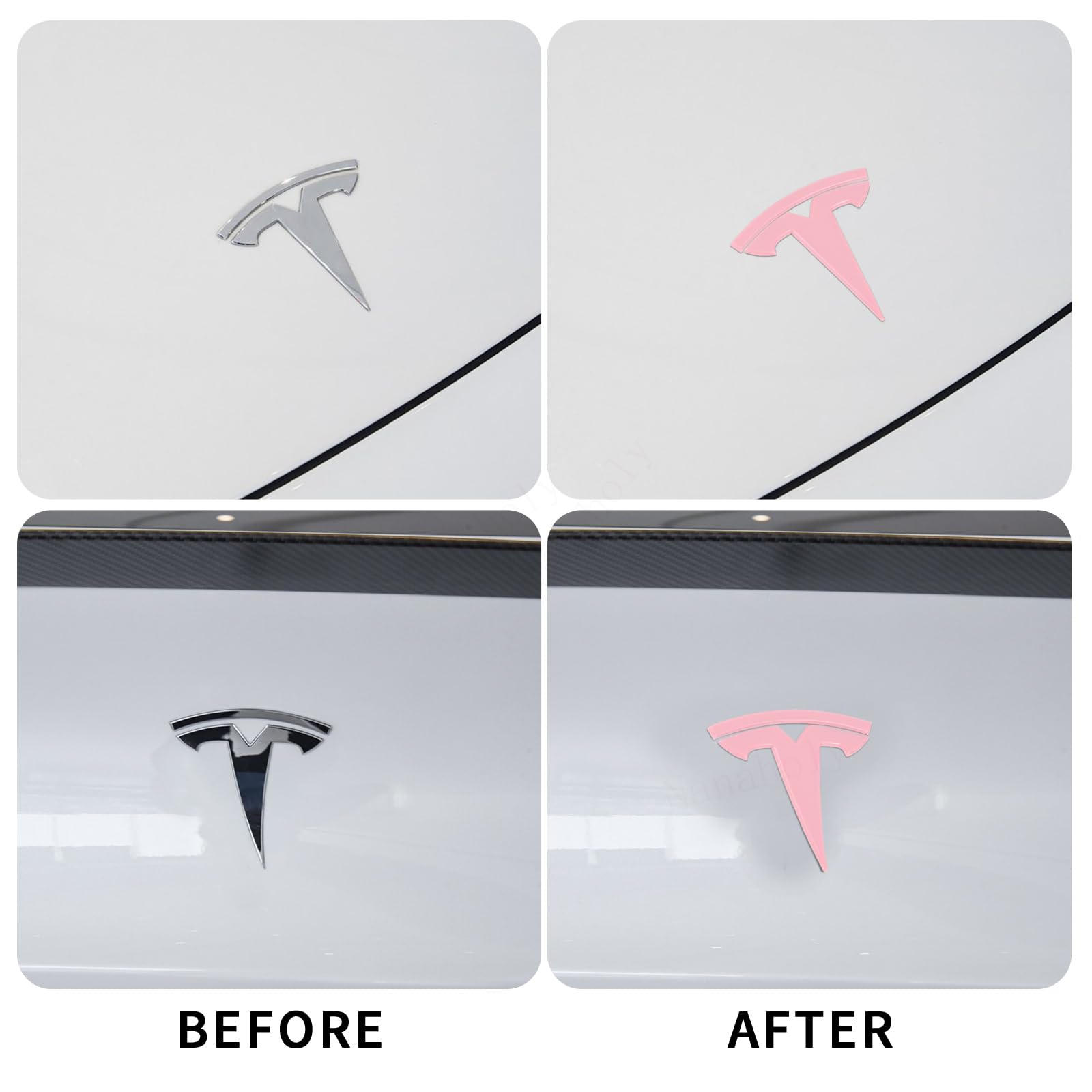 Nanaholy logo cover adds refined styling and protection to the emblem.