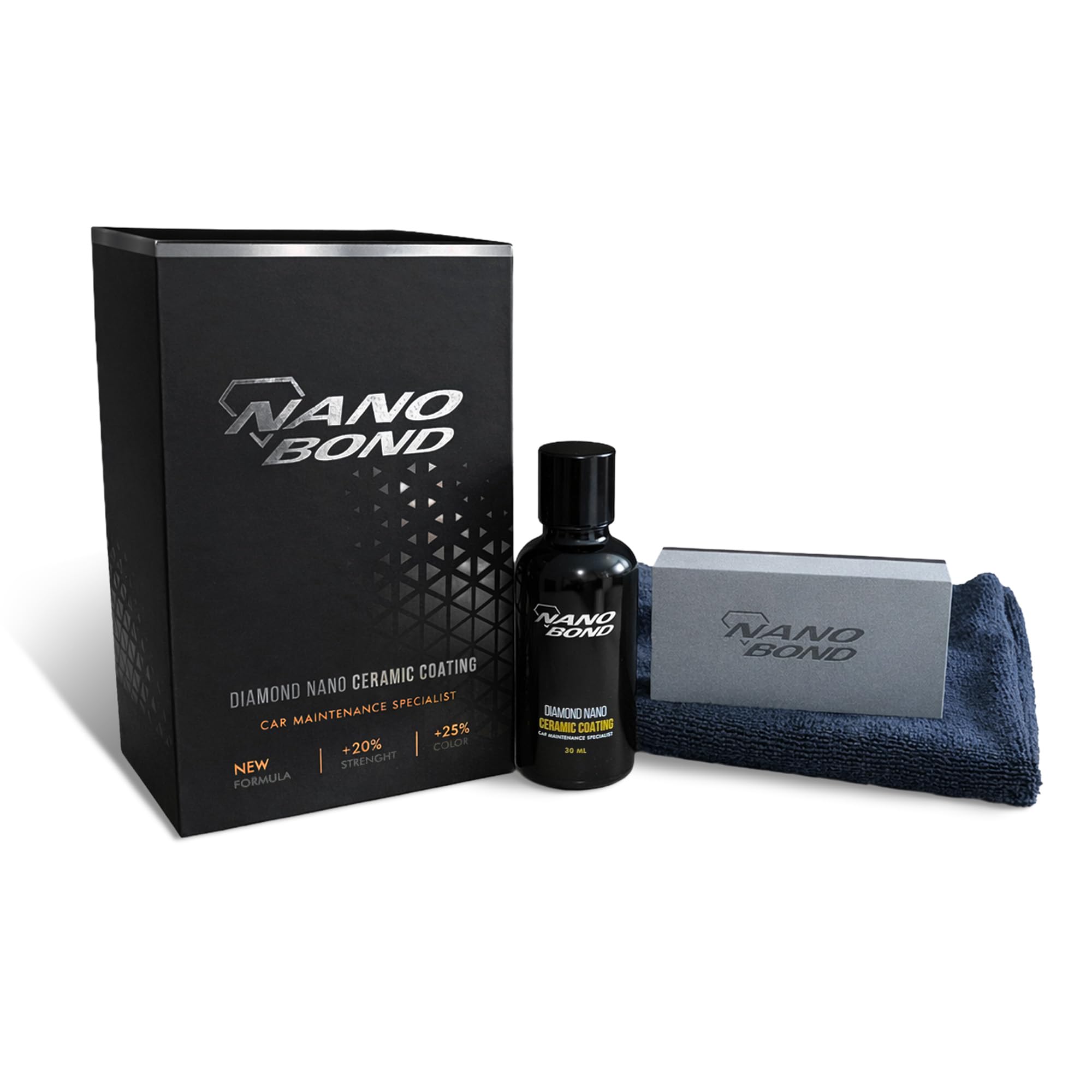 Nano Bond ceramic coating bottle 30ml ready for application and protection