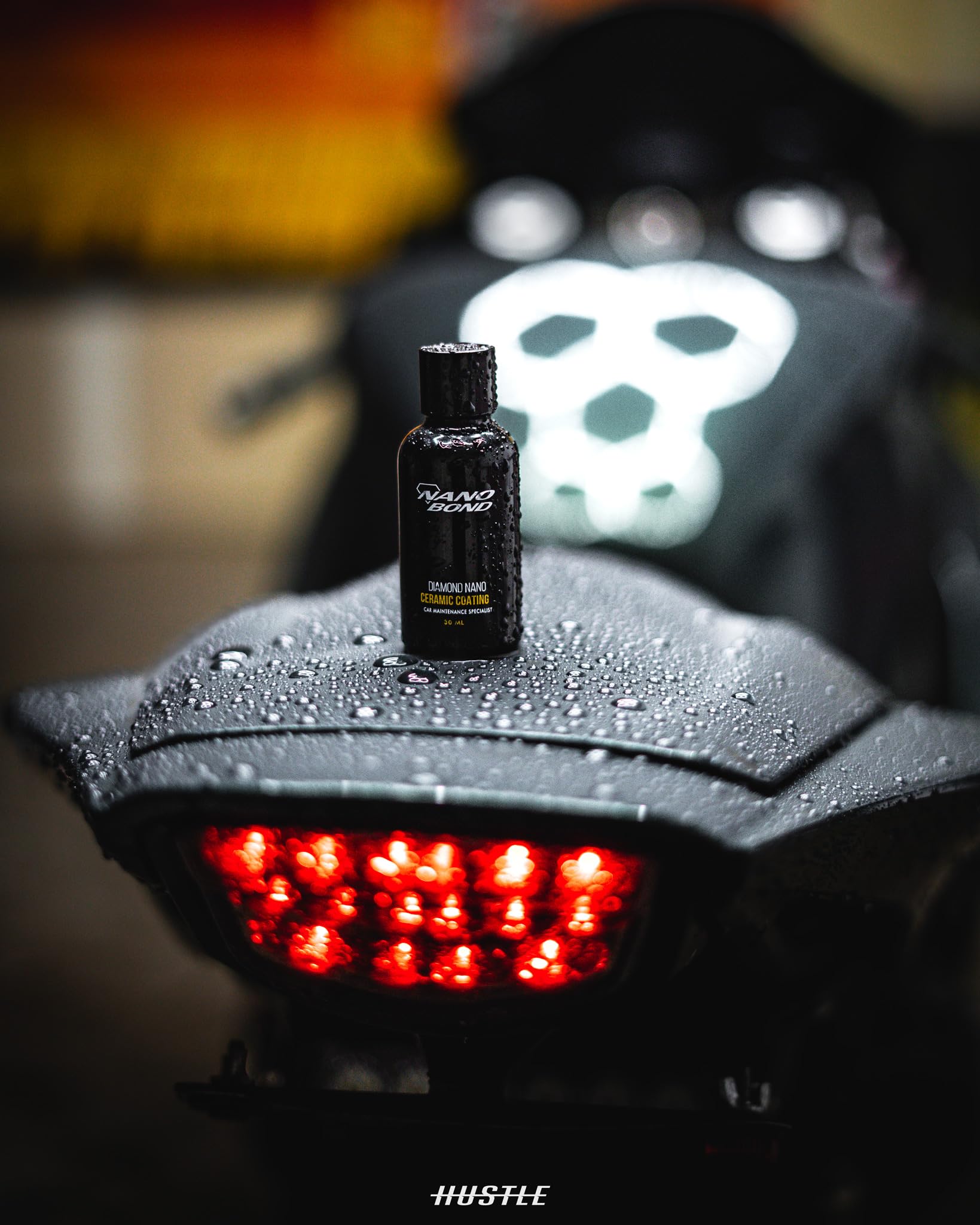 Nano Bond wheel and glass care application protecting against contaminants.