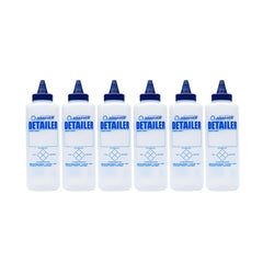 Nanoskin 16 oz squeeze bottle with twist top cap for precise wax and polish application.