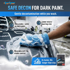Nanoskin Autoscrub blue mitt tackles brake dust and fallout on painted surfaces