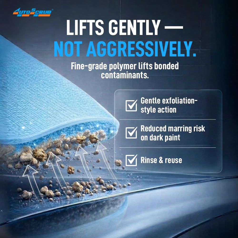 Nanoskin Autoscrub is durable and faster than traditional clay bars