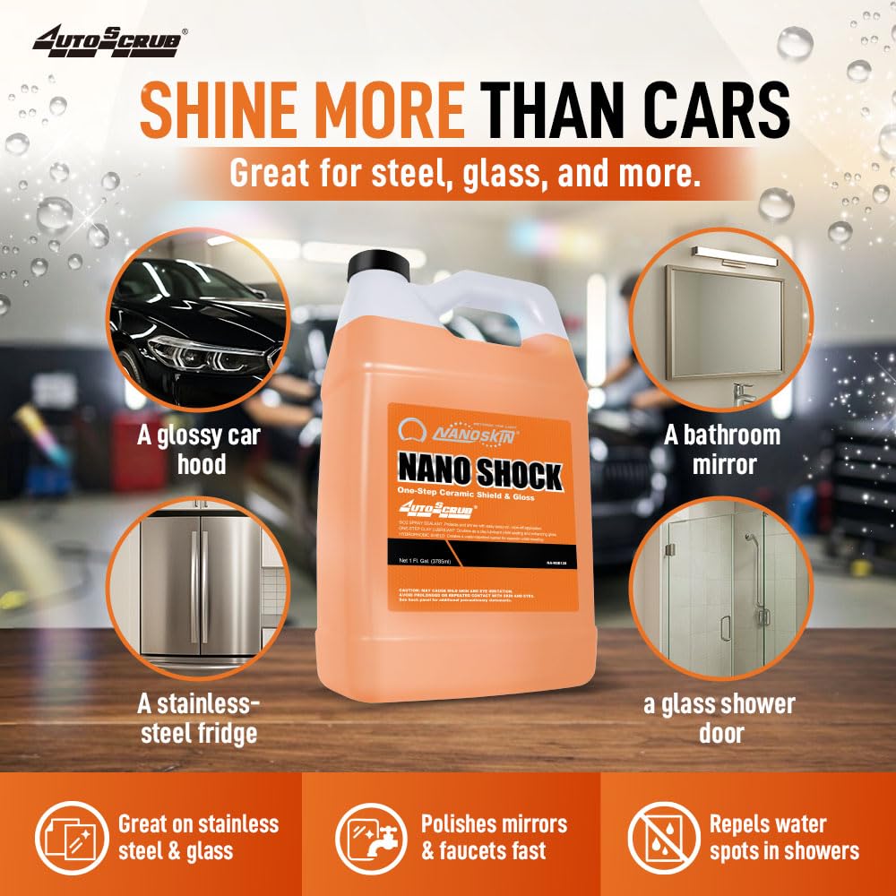 Nanoskin Nano Shock offers a simple spray-on wipe-off routine after wash