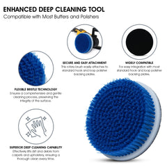 Nanoskin rotary brush backing plate compatibility enables quick tool upgrades.