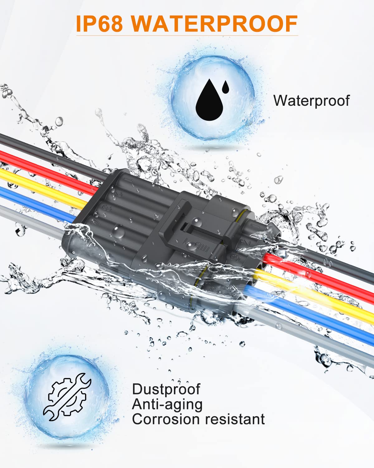 NAOEVO 5 wire female plug for easy, reliable pairing