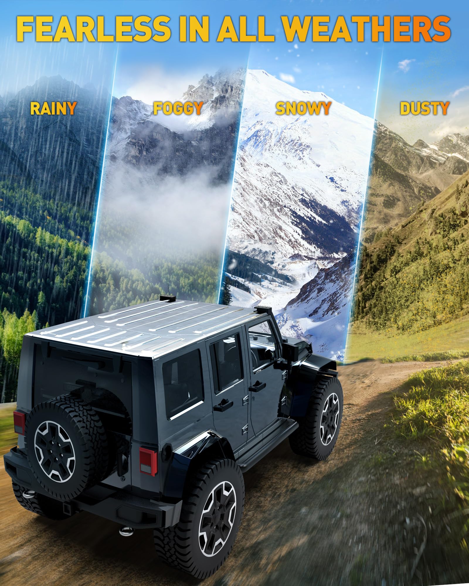NAOEVO six-pack kit provides versatile outdoor lighting setups.