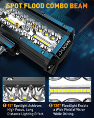 NAOEVO IP68 waterproof rating ensures durability in rain and snow.
