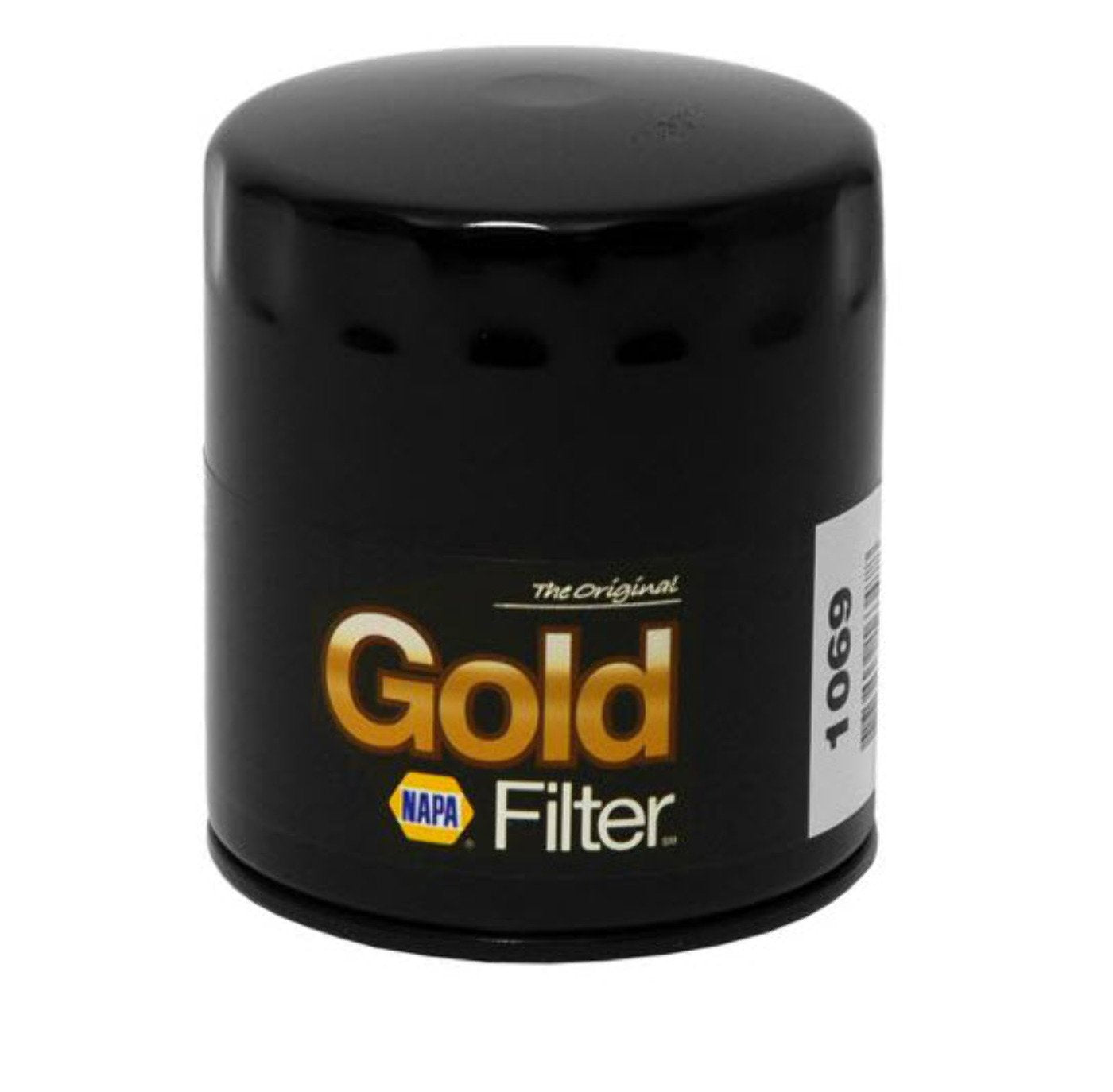 NAPA Gold 1069 oil filter with 13/16-16 thread for enhanced dirt trapping and engine protection