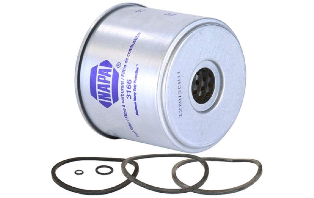 NAPA Gold 3166 – front view fuel filter protects engine from contaminants.