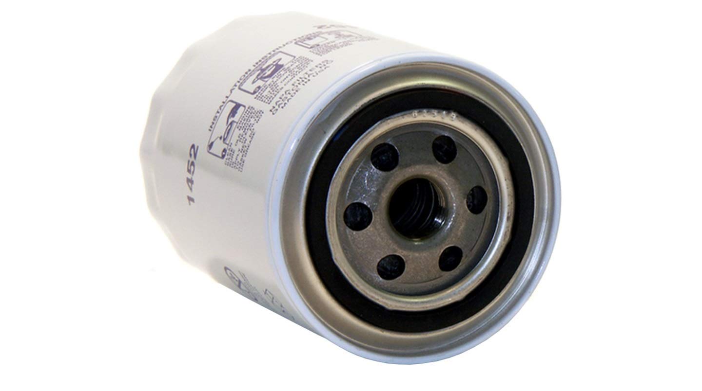 Napa Gold Oil Filter 1452 side view emphasizing gasket integrity and fit for 7-9 gpm.