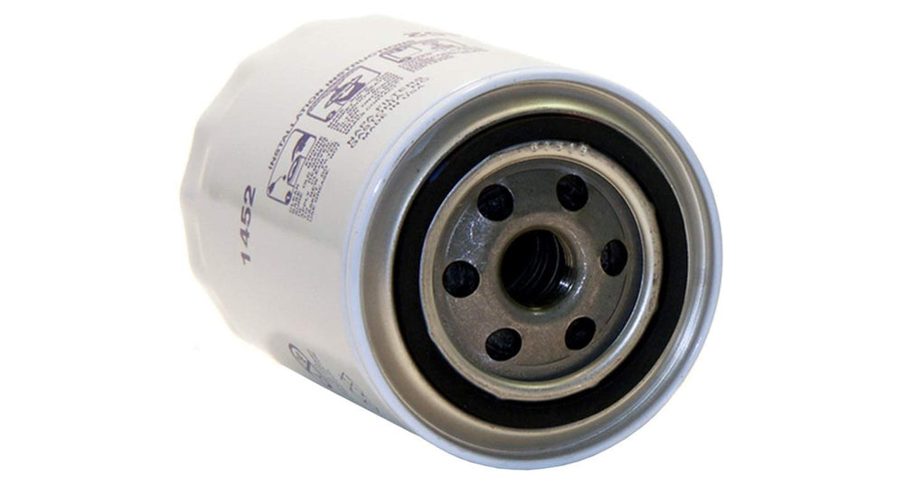 Napa Gold Oil Filter 1452 side view emphasizing gasket integrity and fit for 7-9 gpm.