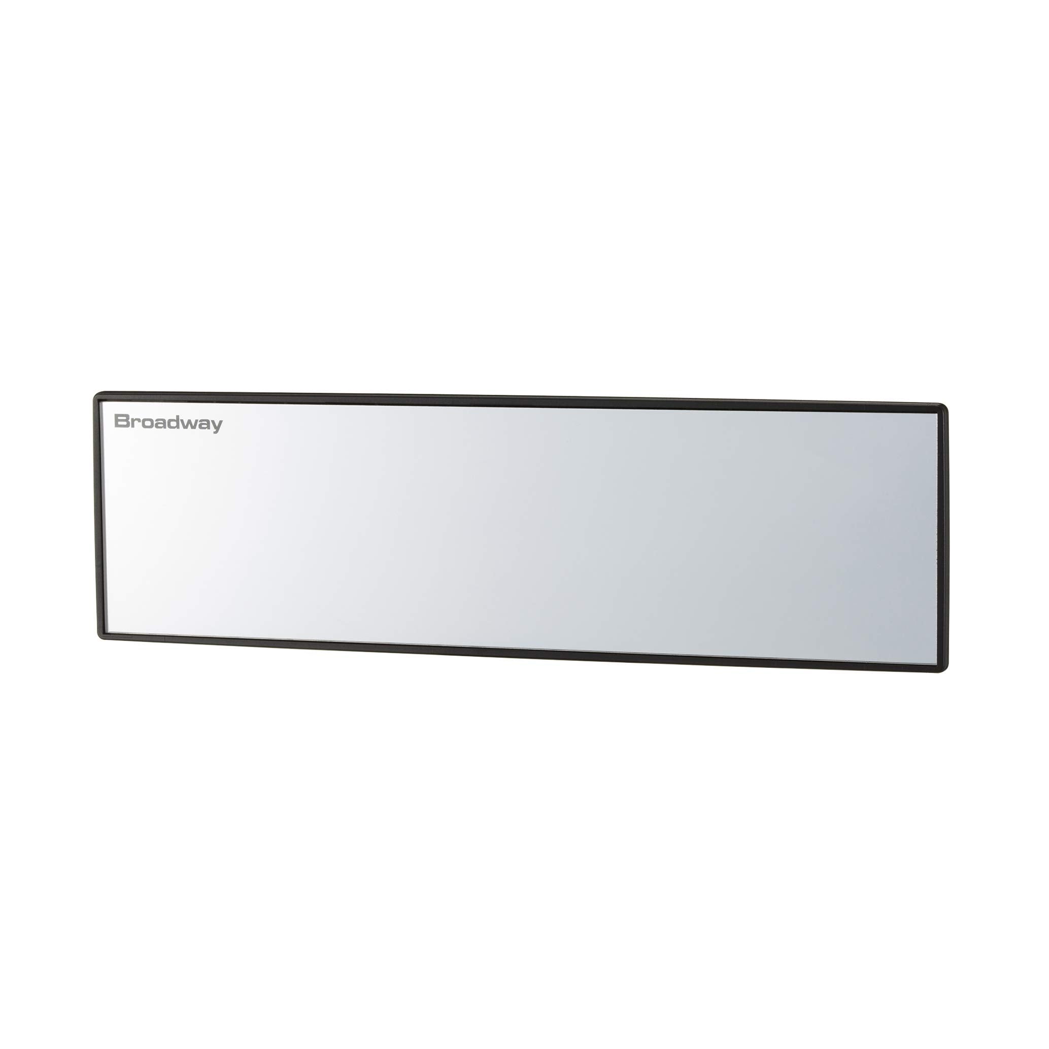 NAPOLEX Broadway BW864 270mm flat mirror side view shows expanded blind-spot coverage.