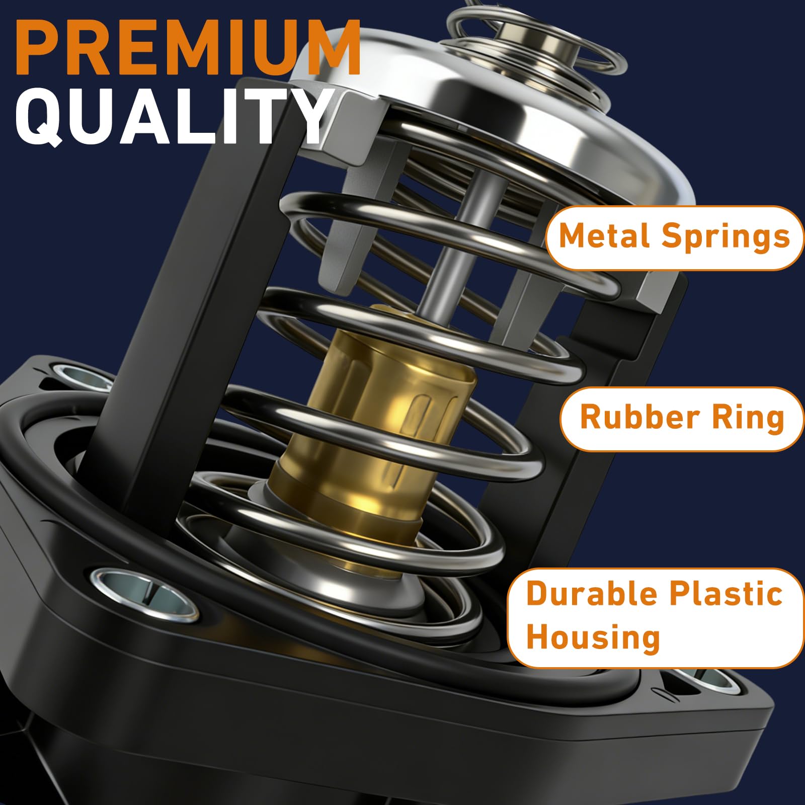 NARATI coolant thermostat housing internal-channel design for stable temperature control