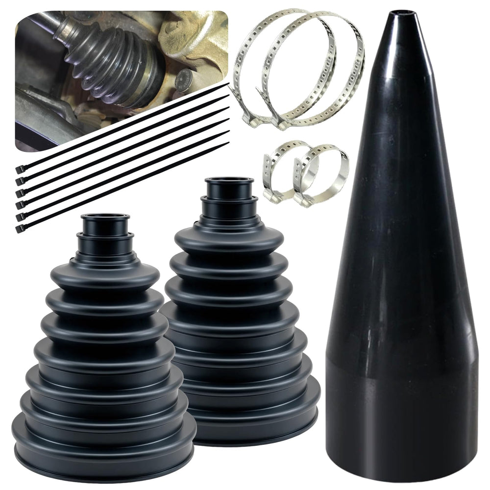 NARATI Upgrade 2PCS CV Boot with universal fit for reliable axle protection.