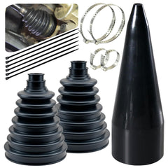 NARATI Upgrade 2PCS CV Boot with universal fit for reliable axle protection.