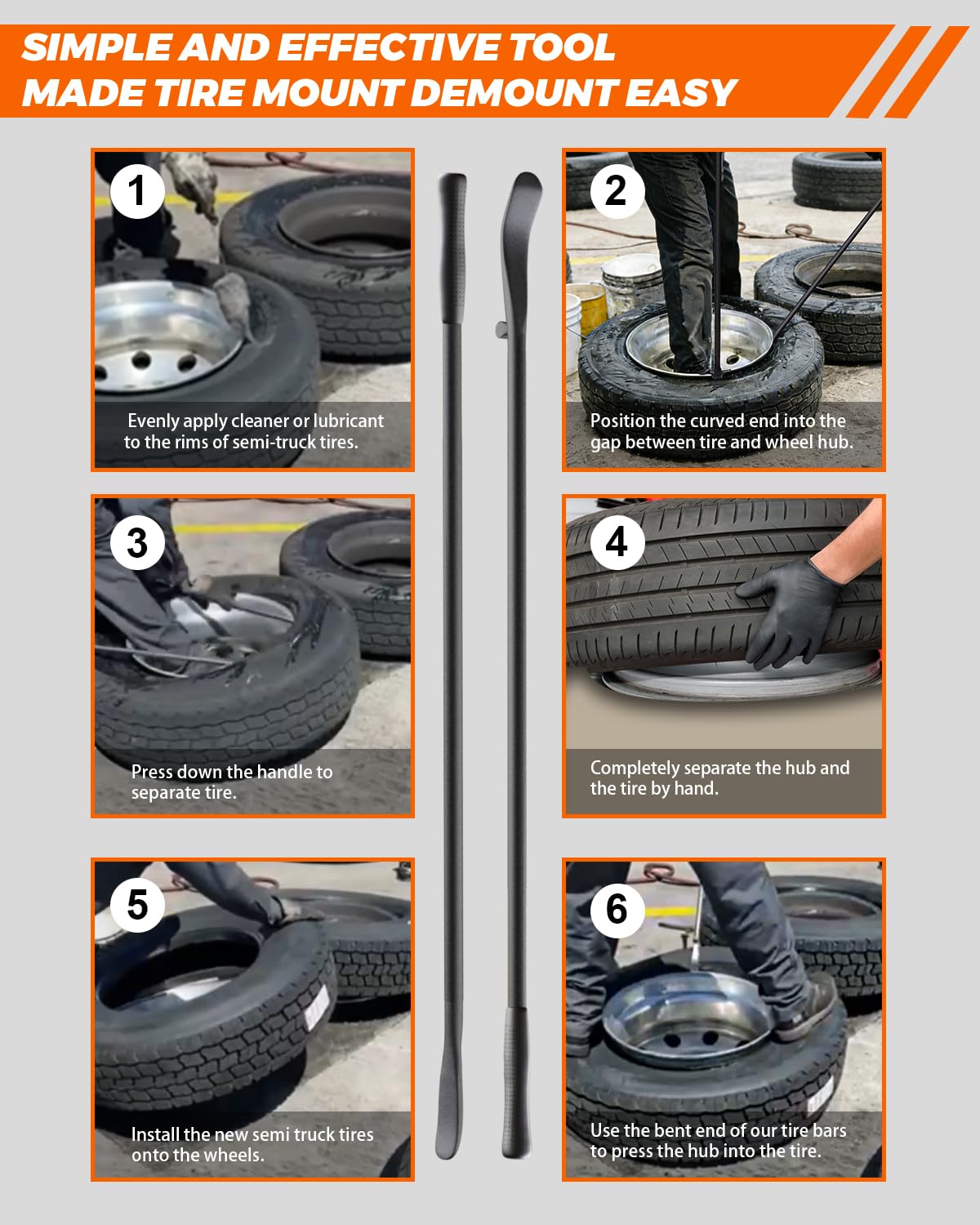 Naspios bead seating between wheel and bead reduces potential wheel damage.