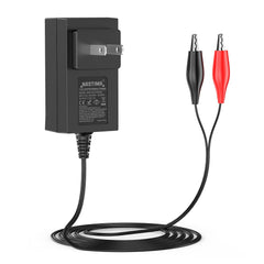 NASTIMA 6V LiFePO4 charger front view for reliable, compact charging.