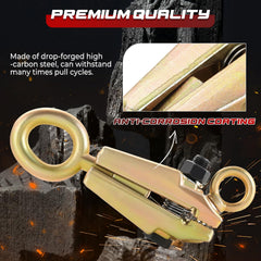 NATGAI 5-Ton 2-Way Auto Body Clamp side profile for narrow spaces.