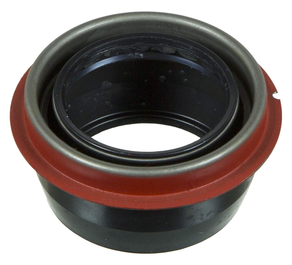 National 4333N oil seal close-up showing spring-loaded multi-lip design for durable sealing.